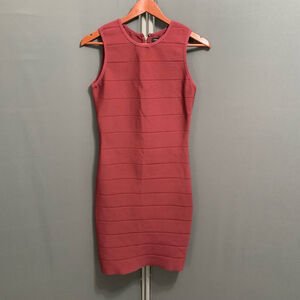 B02-Women's Chocolate usa Dress, Burgundy, Size M